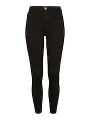 River Island Black Mid Rise Super Skinny Jeans - Image 5 of 6