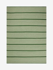 Jasper Conran London Green Stripe Wool Rug - Image 5 of 5