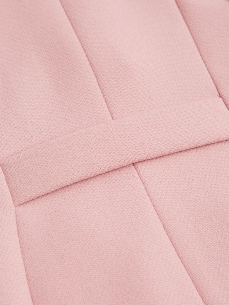 Reiss Pink Kia 4-9 yrs Wool Blend Coat - Image 9 of 9