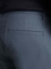 Mid Blue Straight Stretch Chinos Trousers - Image 6 of 8