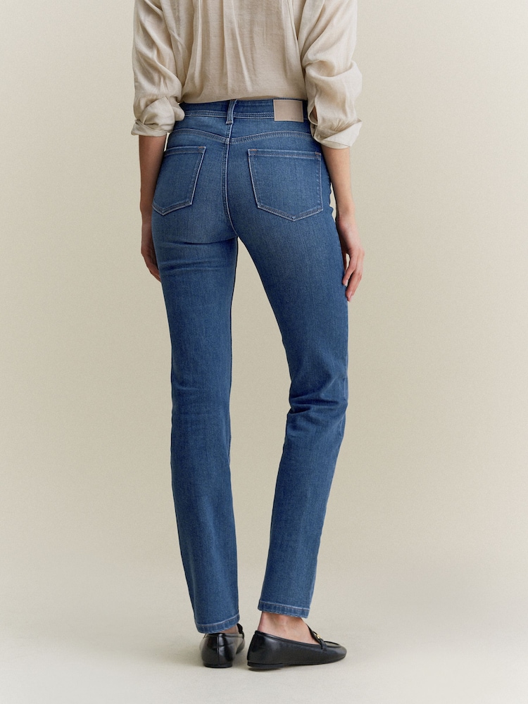 Mid Blue Super Soft Slim Jeans - Image 4 of 6
