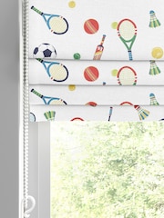 Cath Kidston Cream Kids Sports Made To Measure Roman 100% Cotton Blinds - Image 4 of 6