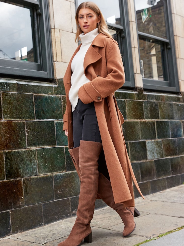 Brown Forever Comfort® Slouch Over The Knee Boots - Image 1 of 4