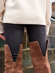 Brown Forever Comfort® Slouch Over The Knee Boots - Image 4 of 4