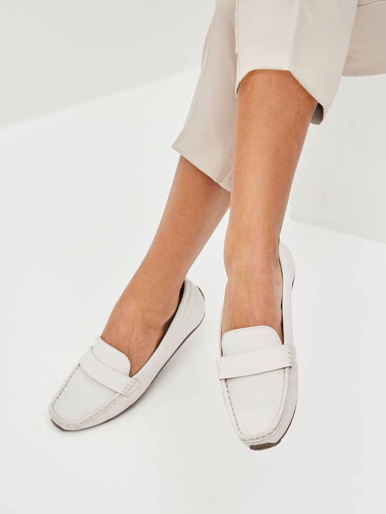 Kostno bela - Usnjeni čevlji Forever Comfort® - Slika 1 iz 7 Kostno bela - Usnjeni čevlji Forever Comfort® - Slika 1 iz 7