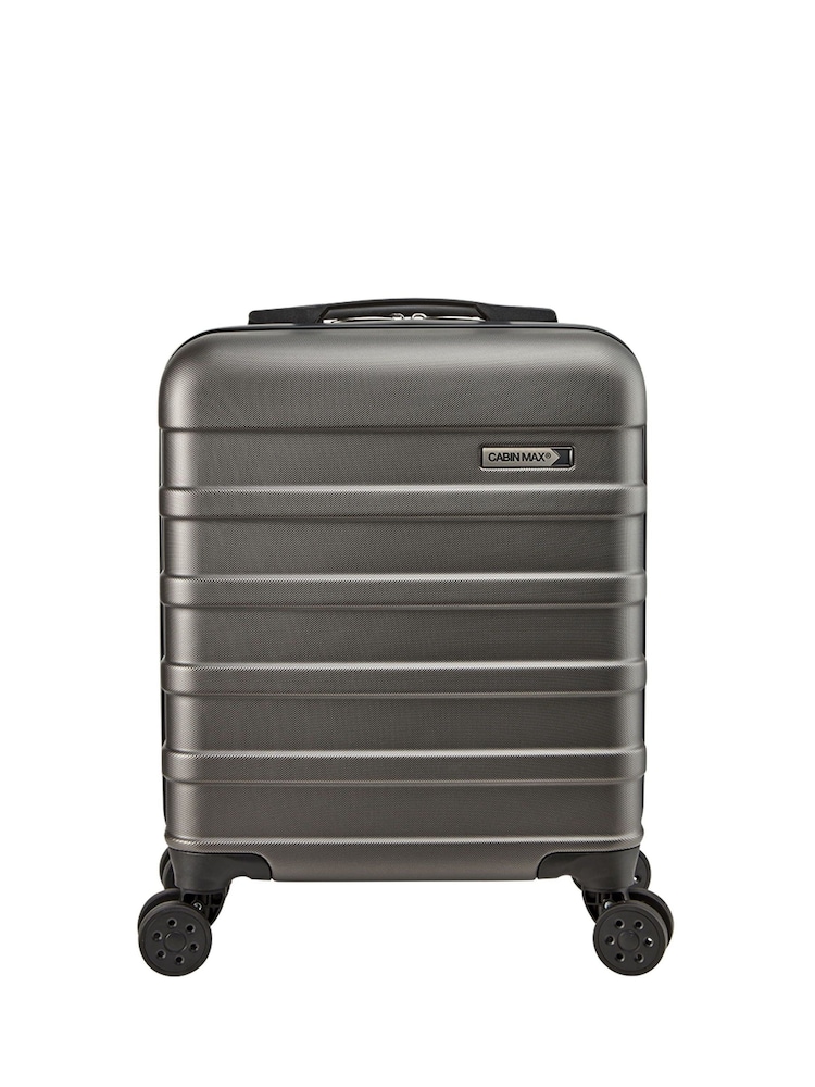 Cabin Max Grey Anode Four Wheel Carry On Easyjet Sized Underseat 45cm Suitcase - Image 2 of 6