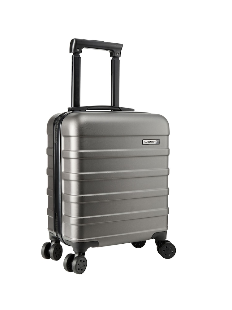 Cabin Max Grey Anode Four Wheel Carry On Easyjet Sized Underseat 45cm Suitcase - Image 6 of 6