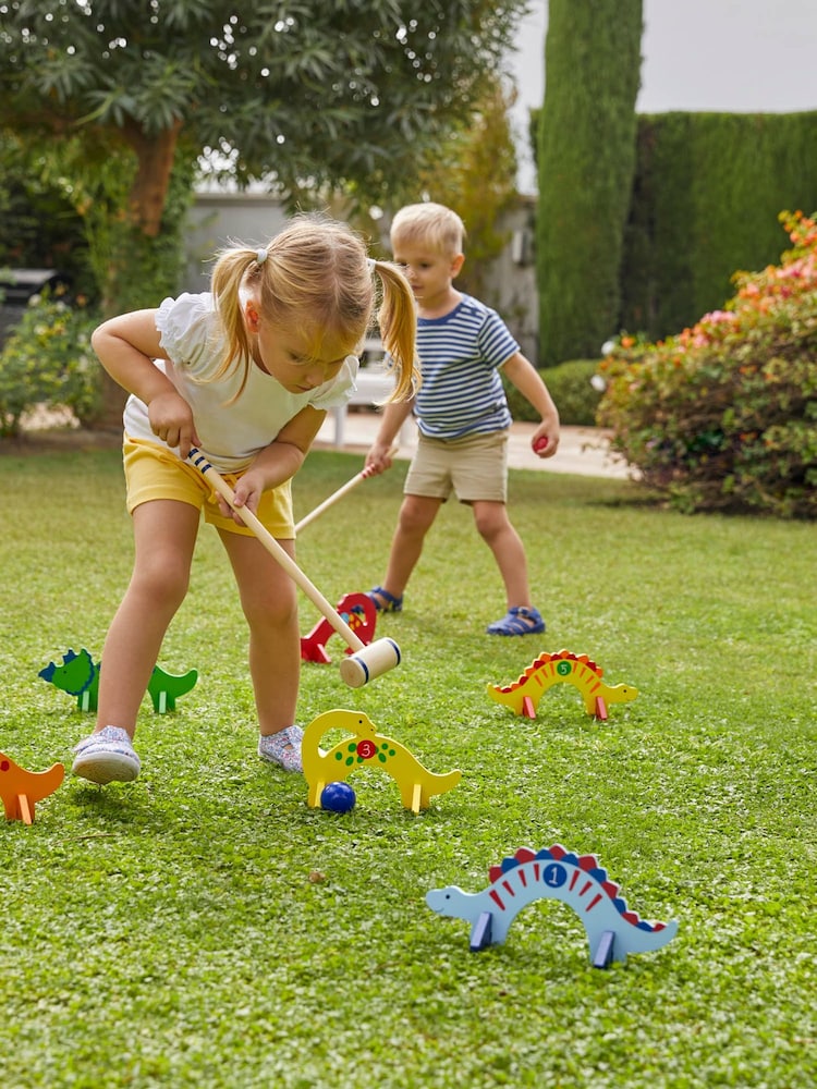 JoJo Maman Bébé Dinosaur Croquet Game - Image 1 of 5