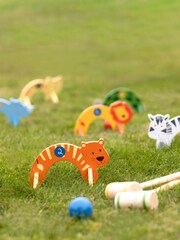 JoJo Maman Bébé Dinosaur Croquet Game - Image 3 of 5