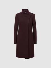 Reiss Berry Mia Wool Blend Mid-Length Coat - Image 2 of 6