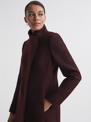 Reiss Berry Mia Wool Blend Mid-Length Coat - Image 3 of 6