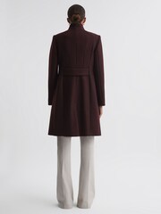 Reiss Berry Mia Wool Blend Mid-Length Coat - Image 4 of 6