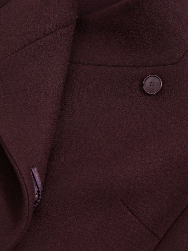 Reiss Berry Mia Wool Blend Mid-Length Coat - Image 6 of 6