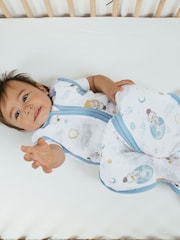 aden + anais Natural Essentials 100% Cotton Muslin 1.0 Tog Light Sleeping Bag Space Explorers - Image 1 of 5
