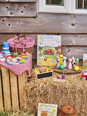 JoJo Maman Bébé Picnic Basket with Wooden Food - Image 7 of 8