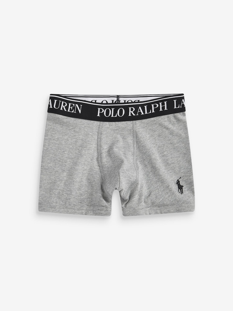 Grau - Polo Ralph Lauren Jungen Boxershorts aus Baumwollstretch, 3er Pack - Bild 2 von 4