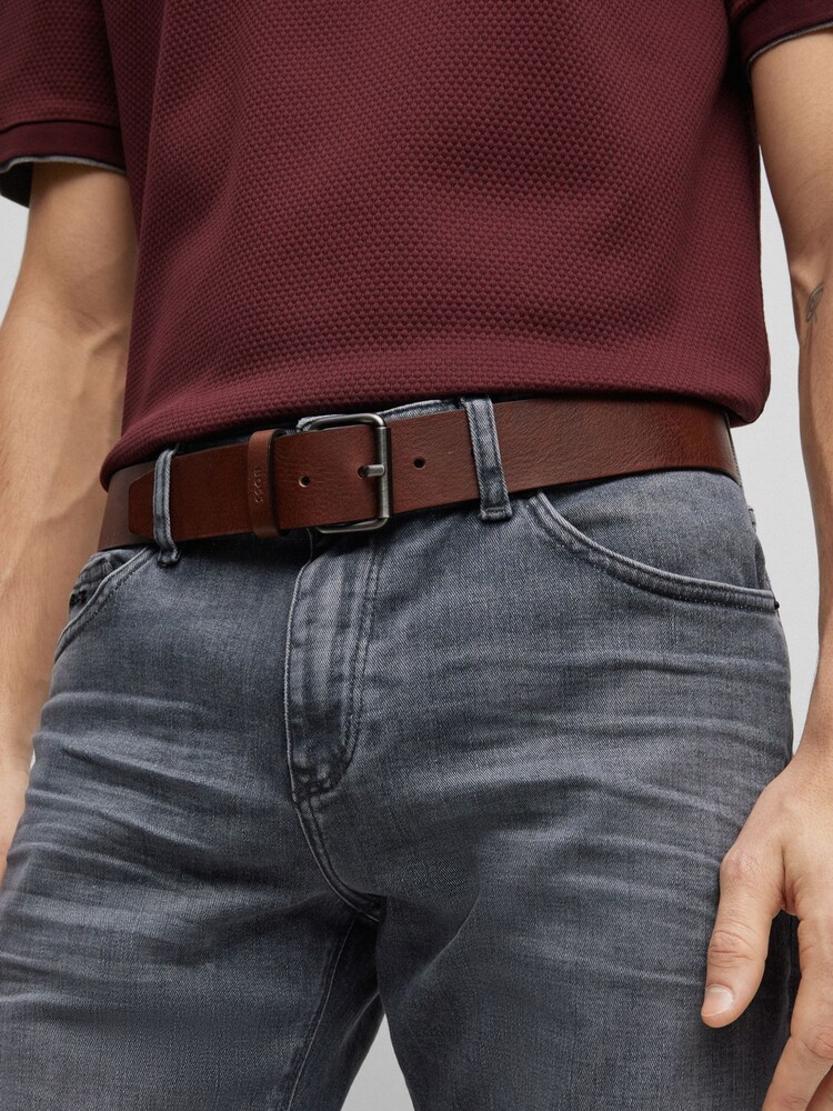BOSS Brown Serge-GS Belt - Image 6 of 9
