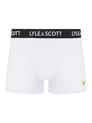 Lyle & Scott White Miller Underwear White Trunks 5 Pack - Image 2 of 2