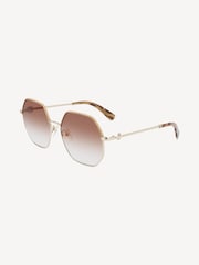 Longchamp Gold Sunglasses - Image 3 of 6