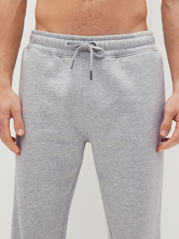 Grey Relaxed Fit Cotton Blend Cuffed Joggers - Image 3 of 5