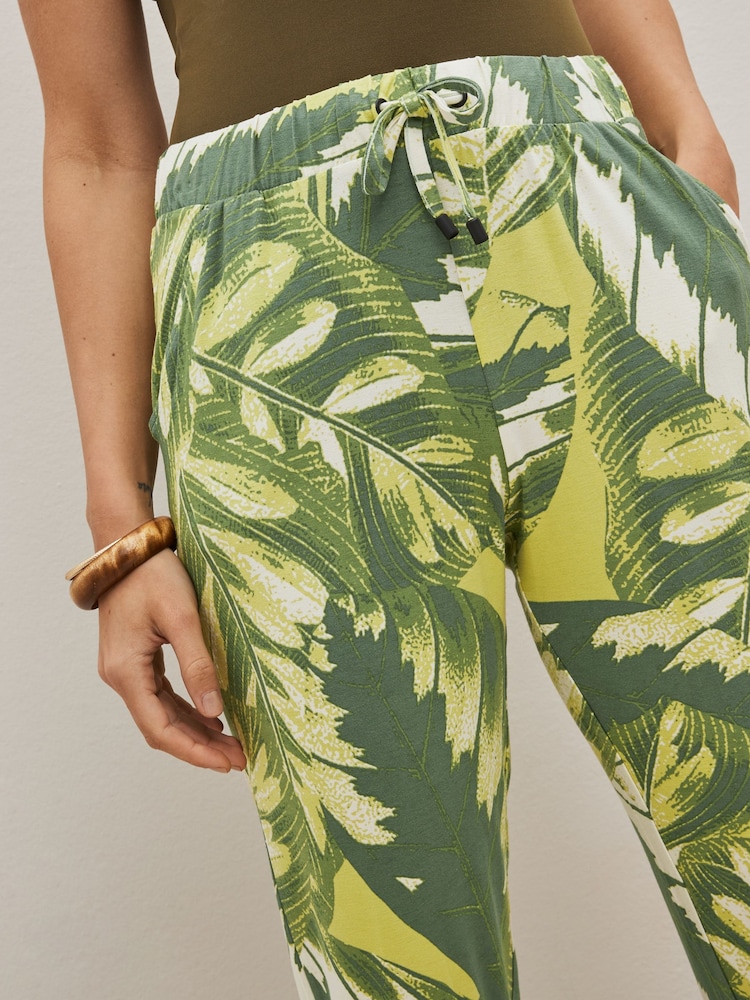 Impression de paume verte - Joggers Jersey - Image 4 of 6