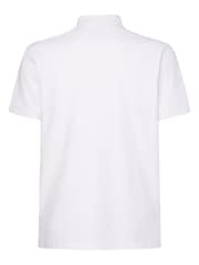 Tommy Hilfiger White 1985 Regular Fit Polo Shirt - Image 5 of 7