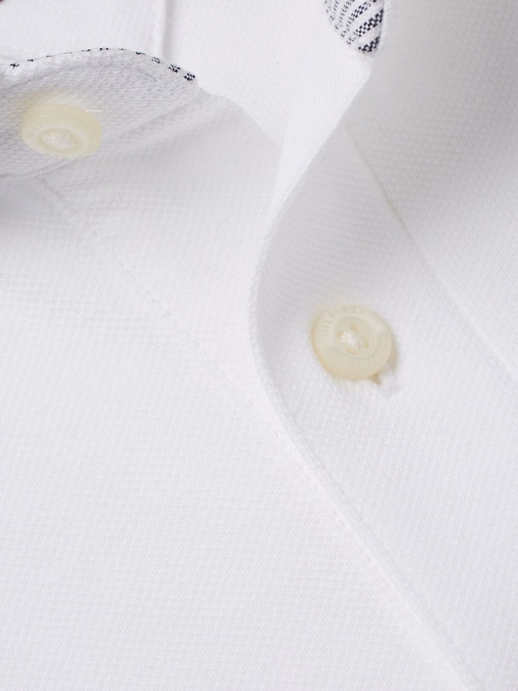 Tommy Hilfiger White 1985 Regular Fit Polo Shirt - Image 7 of 7