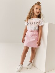 Baker by Ted Baker Pink Cargo Skirt - Image 4 of 11