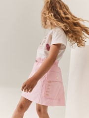Baker by Ted Baker Pink Cargo Skirt - Image 6 of 11
