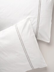 Truly White Satin Stitch Housewife Pillowcases - Image 3 of 3