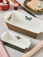 Portmeirion Green Botanic Garden Harmony Large Loaf Pan - Image 1 of 6