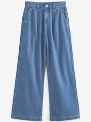 Mittelblau - Superweiche Wide-Leg-Hose aus Tencel™ - Bild 5 von 5