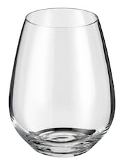 Judge 4 Pack Clear Crystalline 400ml Stemless Wine Glasses - Image 3 of 3