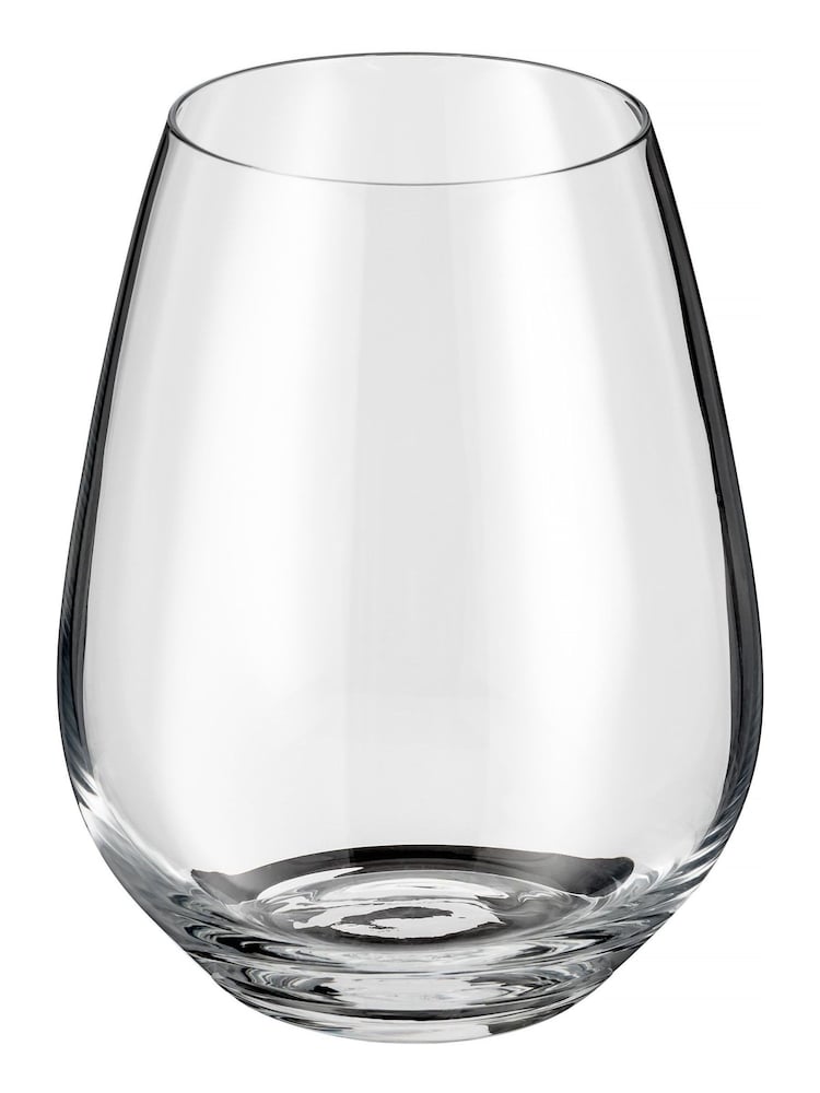 Judge 4 Pack Clear Crystalline 400ml Stemless Wine Glasses - Image 3 of 3