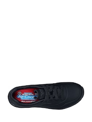 Skechers Black Womens Uno Slip Resistant Work Trainers - Image 4 of 5