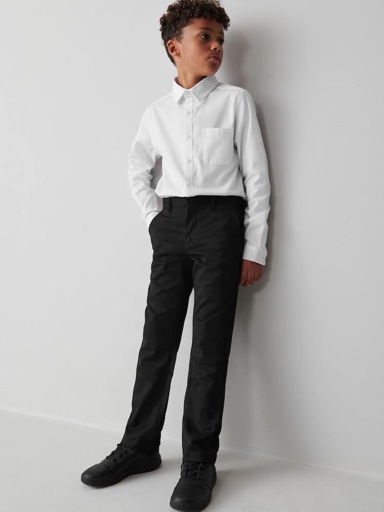 Clarks Black Regular Fit School Trousers - Image 1 of 8