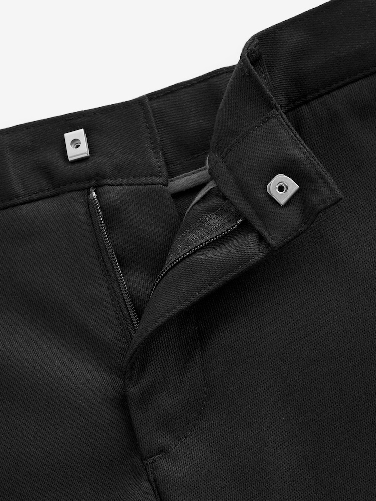 Clarks Black Regular Fit School Trousers - Image 6 of 8