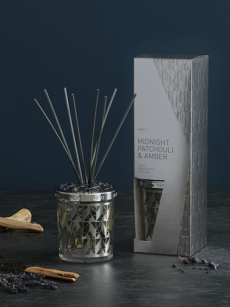 Midnight Patchouli & Amber 180ml Diffuser Refill Set - Image 1 of 4