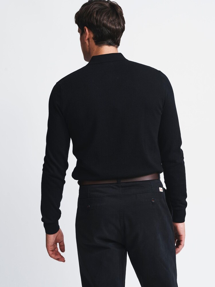 Aubin Thorne Knitted Polo Shirt - Image 2 of 5