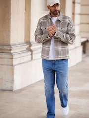 Light Blue Bootcut Belted Authentic Jeans - Image 1 of 6