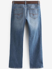 Light Blue Bootcut Belted Authentic Jeans - Image 3 of 6