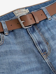 Light Blue Bootcut Belted Authentic Jeans - Image 5 of 6