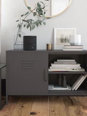 Dorel Home Grey Europe Bradford 2 Door Metal Accent Cabinet - Image 2 of 4
