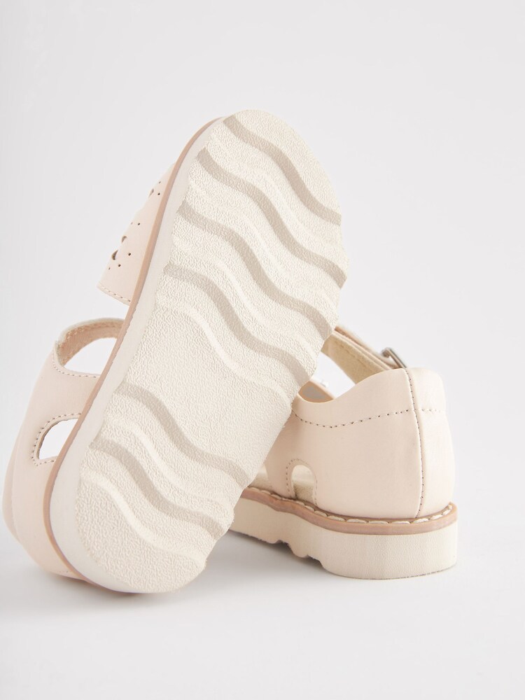 Bone White Closed Back Sandals - Image 5 of 5 Bone White Closed Back Sandals - Image 5 of 5