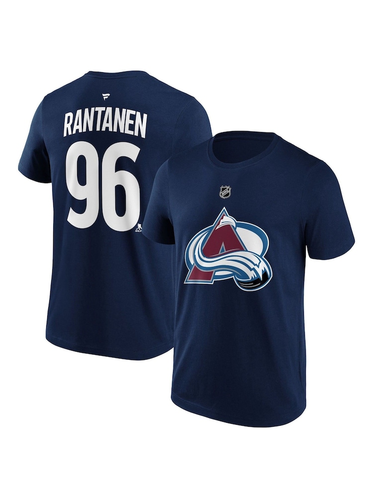 Fanatics Blue Colorado Avalanche Name & Number Graphic 100% Cotton T-Shirt - Image 1 of 3