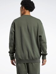 Reebok Green Classics Washed Vector Crew Sweatshirt - Image 2 of 7