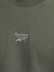 Reebok Green Classics Washed Vector Crew Sweatshirt - Image 5 of 7