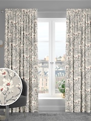 Red Burley Made To Measure 100% Cotton Curtains - Image 1 of 9