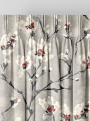Red Burley Made To Measure 100% Cotton Curtains - Image 5 of 9