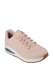 Skechers Pink Uno 2 In Kat Neato Shoes - Image 2 of 3